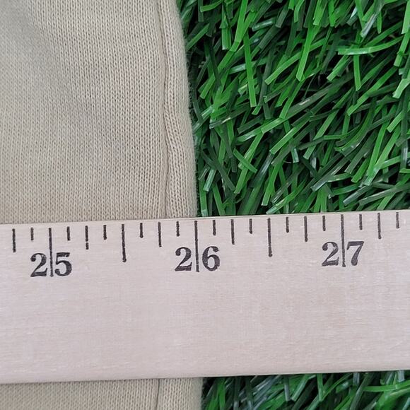 Vintage Y2K Adidas Track Jacket XL 26x28 Khaki Beige - Picture 14 of 16